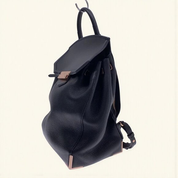 Alexander Wang Leather Black Pebbled Prisma Backpack - Pre-loved main image 7